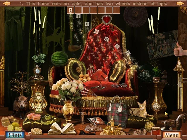 Hidden Object Crosswords screenshot 1